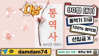 다낭 통역사 <24시간 에스코트 서비스>